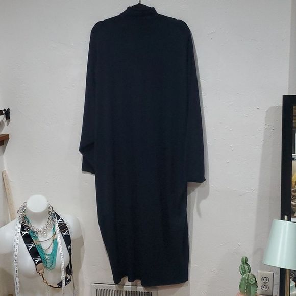 Marina Rinaldi Black Midi Dress - Picture 6 of 16